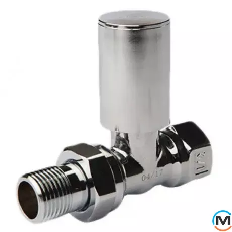 Кран радиаторный Хром Fado 1/2'' прямой верхний, Исполнение: Прямой, фото , изображение 2