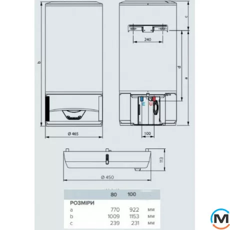 Бойлер Ariston тепловой насос LYDOS HYBRID WI-FI 80, Объем (л): 80, фото , изображение 5