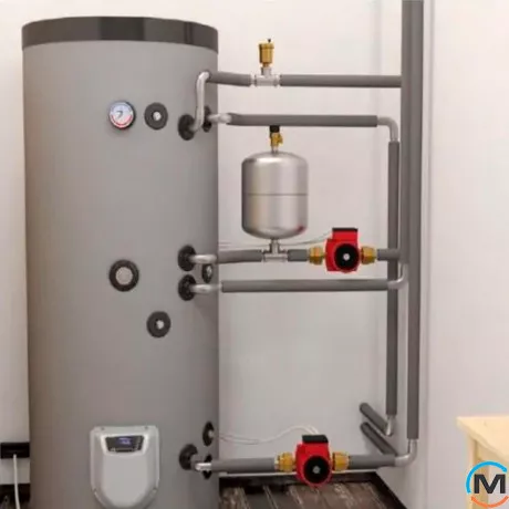 Водонагреватель Eldom Green Line 1000 (2) 2.08+2.95 m² FV10011S2, Объем (л): 1000, Количество змеевиков: 2, Вариант: Без тэна, фото , изображение 4