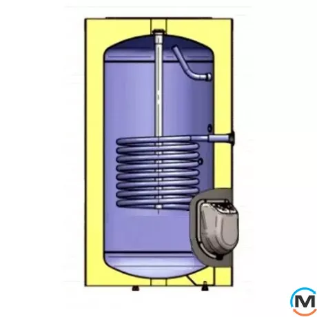 Водонагреватель Eldom Green Line 1000 3.04 m² FV10010FS 12kw, Объем (л): 1000, Количество змеевиков: 1, Вариант: С тэном, фото , изображение 2
