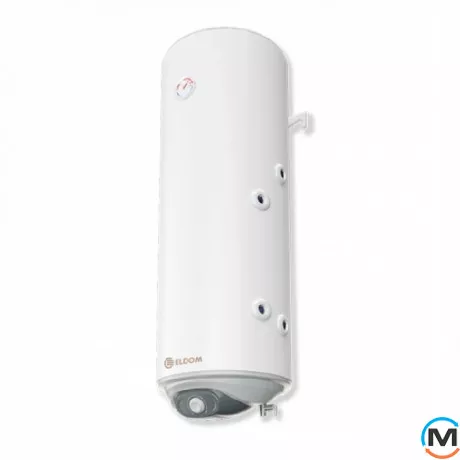 Комбинированный водонагреватель Eldom Green Line Eureka 80 SLIM 2x1.0 kW 0,49 m² WV08039SRD, Объем (л): 80, Подводка труб отопления: справа, фото 