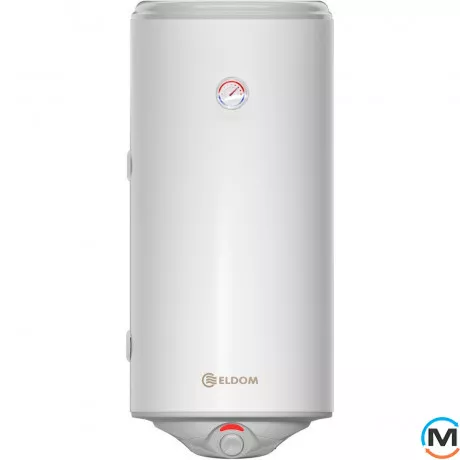 Бойлер комбинированный Eldom Style Thermo 100 72270WTL, Объем (л): 100, Подводка труб отопления: слева, фото 
