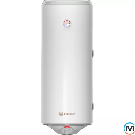Бойлер комбинированный Eldom Style Thermo 120 72266WTR, Объем (л): 120, Подводка труб отопления: справа, фото 