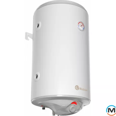 Бойлер комбинированный Eldom Style Thermo 80 72265WTL, Объем (л): 80, Подводка труб отопления: слева, фото , изображение 2