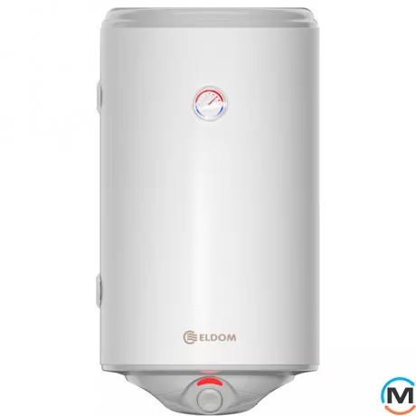 Бойлер комбинированный Eldom Style Thermo 80 72265WTL, Объем (л): 80, Подводка труб отопления: слева, фото 