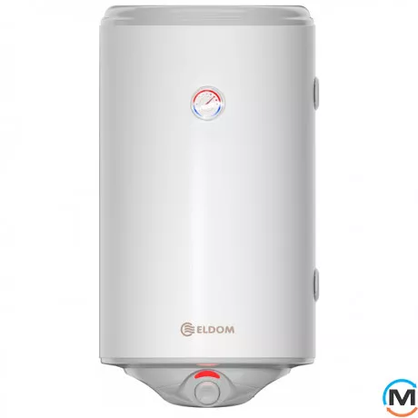 Бойлер комбинированный Eldom Style Thermo 80 72265WTR, Объем (л): 80, Подводка труб отопления: справа, фото 