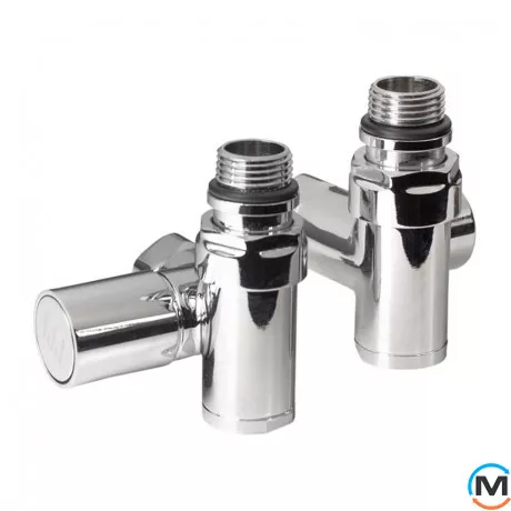 Комплект дизайн кранів під ТЕН Ideale 1/2”x1/2” хром, Колір: Хром, фото , зображення 2