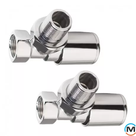 Комплект кранів для сушки для рушників Ideale 1/2” хром, фото , зображення 3