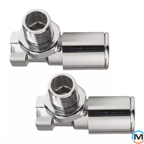 Комплект кранів для сушки для рушників Ideale 1/2” хром, фото , зображення 4