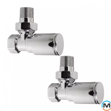 Комплект кранів для сушки для рушників Ideale 1/2” хром, фото , зображення 6