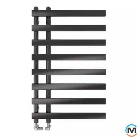 Полотенцесушитель дизайнерский Ideale Aurora 11 8/800/500 черный никель, фото 