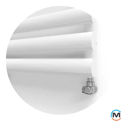 Сушка для рушників дизайнерська Ideale Eliza 11 12/1130/500 білий, Колір: Білий, Висота (мм): 1130, фото , зображення 2