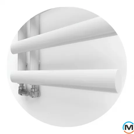 Сушка для рушників дизайнерська Ideale Emma 11 7/780/500 білий, Колір: Білий, Висота (мм): 780, фото , зображення 2