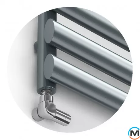 Сушка для рушників дизайнерська Ideale Eva 11 12/1130/500 антрацит, Колір: Антрацит, Висота (мм): 1130, фото , зображення 2