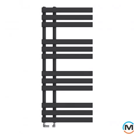 Сушка для рушників дизайнерська Ideale Eva 11 12/1130/500 чорний, Колір: Чорний, Висота (мм): 1130, фото 