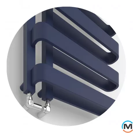 Сушка для рушників дизайнерська Ideale Gia 11 6/850/500 синій, Колір: Синій, Висота (мм): 850, фото , зображення 2