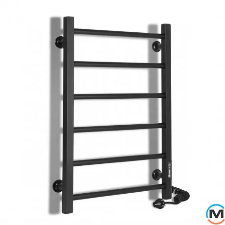 Сушка для рушників електричний Laris Альфа ЧФ(Ч) 6 400 х 600 праве підключення R3, Виконання: Правий, Висота (мм): 600, Ширина (мм): 425, фото 