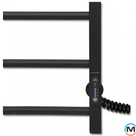 Полотенцесушитель электрический Laris Альфа ЧФ(Ч) 8 500 х 800 правое подключение R3, Исполнение: Правый, Высота (мм): 800, Ширина (мм): 525, фото , изображение 4