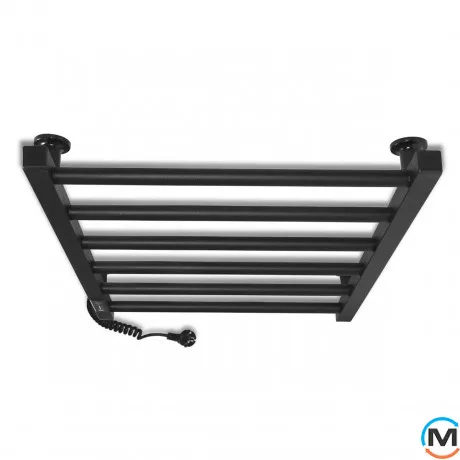 Полотенцесушитель электрический Laris Альфа ЧФ(Ч) 6 500 х 600 левое подключение R3, Исполнение: Левый, Высота (мм): 600, Ширина (мм): 525, фото , изображение 3