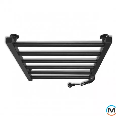 Полотенцесушитель электрический Laris Альфа ЧФ(Ч) 6 500 х 600 правое подключение R3, Исполнение: Правый, Высота (мм): 600, Ширина (мм): 525, фото , изображение 2