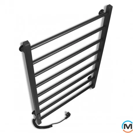 Сушка для рушників електрична Laris Альфа ЧФ(Ч) 8 500 х 800 ліве підключення R3, Виконання: Лівий, Висота (мм): 800, Ширина (мм): 525, фото , зображення 4