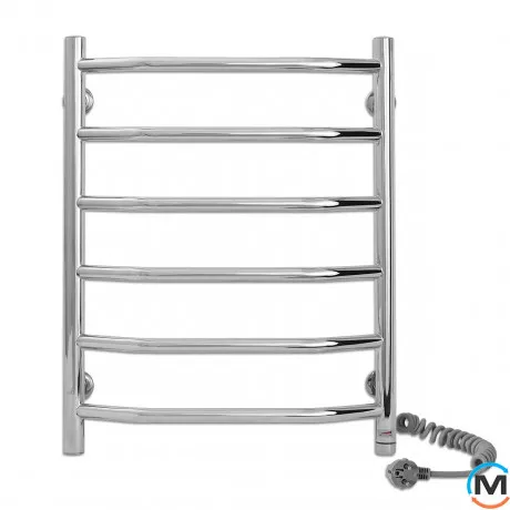 Полотенцесушитель электрический Laris Виктория П6 450 х 600 правое подключение S3, Исполнение: Правый, Высота (мм): 600, Ширина (мм): 480, фото , изображение 2