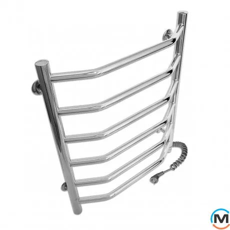 Полотенцесушитель электрический Laris Виктория П6 450 х 600 правое подключение S3, Исполнение: Правый, Высота (мм): 600, Ширина (мм): 480, фото , изображение 3