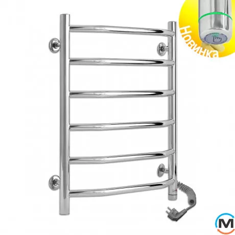 Полотенцесушитель электрический Laris Виктория П6 450 х 600 правое подключение S3, Исполнение: Правый, Высота (мм): 600, Ширина (мм): 480, фото 