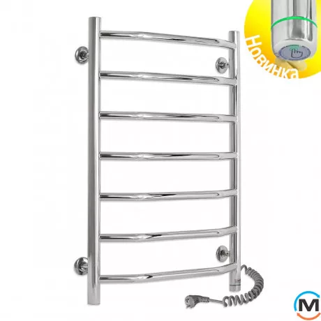 Сушки для рушників електричний Laris Вікторія П7 450 х 700 праве підключення S3, Виконання: Правий, Висота (мм): 700, Ширина (мм): 480, фото 