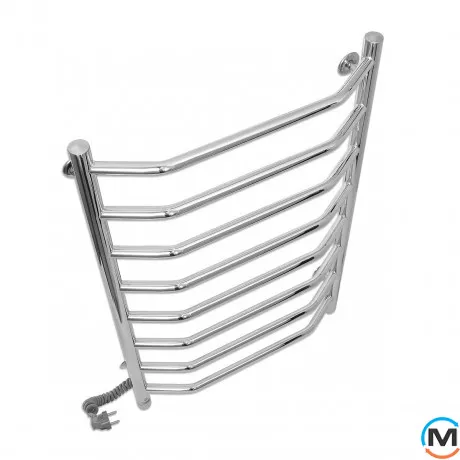 Сушка для рушників електрична Laris Вікторія П8 500 х 800 ліве підключення S3, Виконання: Лівий, Висота (мм): 800, Ширина (мм): 530, фото , зображення 3