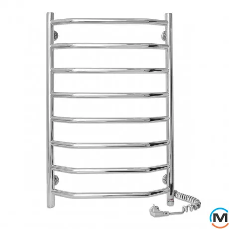 Полотенцесушитель электрический Laris Виктория П8 500 х 800 правое подключение S3, Исполнение: Правый, Высота (мм): 800, Ширина (мм): 530, фото , изображение 2