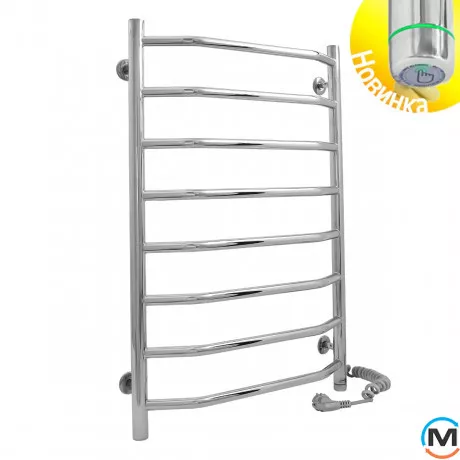 Полотенцесушитель электрический Laris Виктория П8 500 х 800 правое подключение S3, Исполнение: Правый, Высота (мм): 800, Ширина (мм): 530, фото 