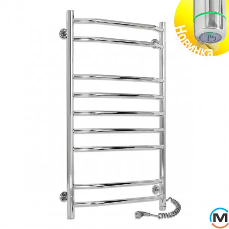 Сушки для рушників електричний Laris Вікторія П9 500 х 900 праве підключення S3, Виконання: Правий, Висота (мм): 900, Ширина (мм): 530, фото 