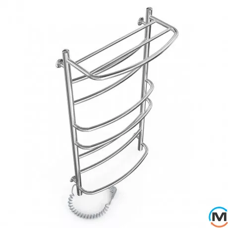 Сушки для рушників електричний Laris Єврофлеш П8 500 х 1000 з полицею ліве підключення S3, Виконання: Лівий, Висота (мм): 1000, фото , зображення 3