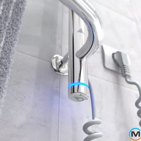 Сушки для рушників електричний Laris Єврофлеш П8 500 х 1000 з полицею праве підключення S3, Виконання: Правий, Висота (мм): 1000, фото , зображення 6