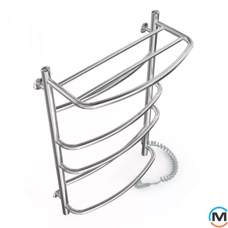 Полотенцесушитель электрический Laris Еврофлеш П6 500 х 800 с полкой правое подключение S3, Исполнение: Правый, Высота (мм): 800, фото , изображение 3