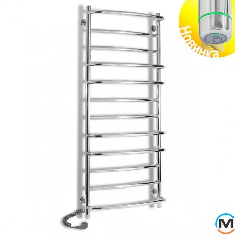 Сушки для рушників електричний Laris Євромікс П12 500 х 1200 ліве підключення S3, Виконання: Лівий, Висота (мм): 1200, Ширина (мм): 530, фото 