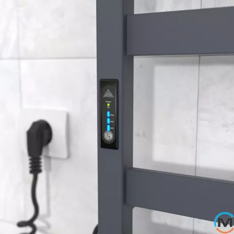 Сушка для рушників електричний Laris Кватро ЧФ(ГМ) 8 500 х 800 ліве підключення R3, Виконання: Лівий, фото , зображення 25