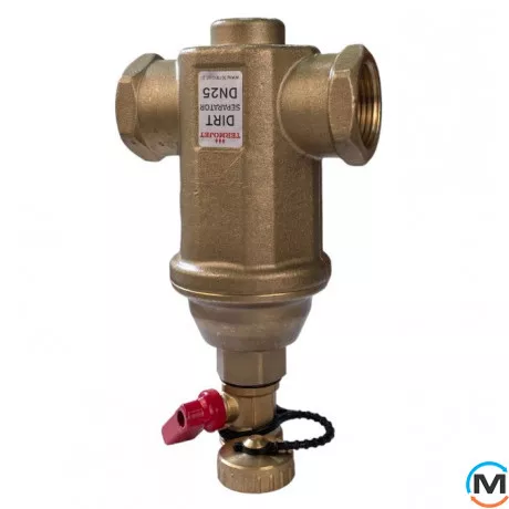 Сепаратор грязи DN25 (1'') 110*C/10bar Termojet, Диаметр резьбы: 1", фото 