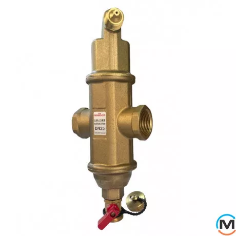 Сепаратор повітря та бруду DN25 (1'') 110*C/10bar Termojet, Діаметр різьблення: 1", фото 
