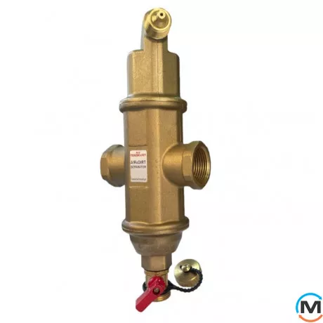 Сепаратор повітря та бруду DN32 (1 1/4'') 110*C/10bar Termojet, Діаметр різьблення: 1 1/4'', фото 