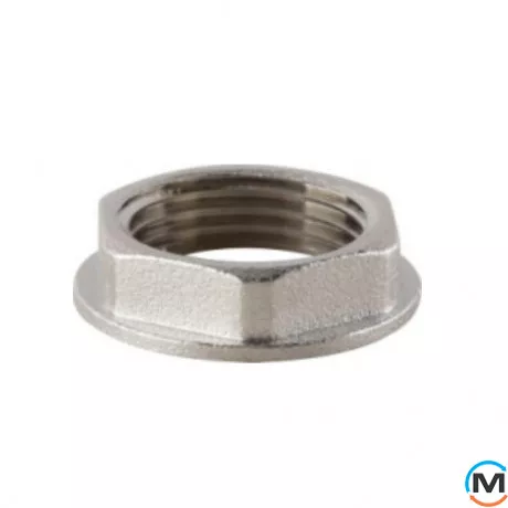 Контргайка 1/2" нікель ASG, Діаметр різьблення: 1/2", фото 