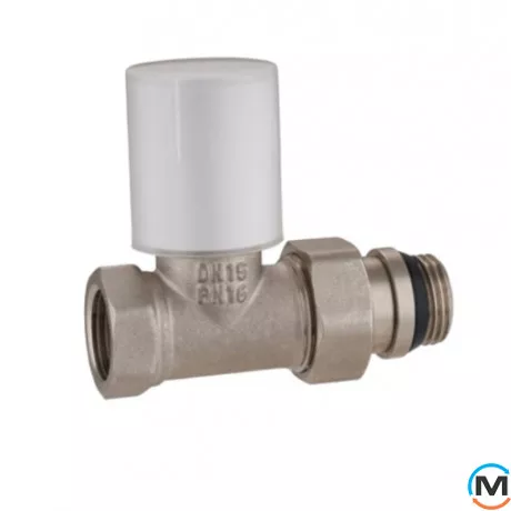 Кран радиаторный 1/2" прямой верхний ASG, Исполнение: Прямой, фото 