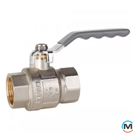 Кран кульовий 2" ВВ ручка ASG+, Тип різьблення: Внутрішня/Внутрішня, Діаметр різьблення: 2", Модифікація: Серая ручка, Виконання: Прямий, Тип ручки: Ручка, фото 