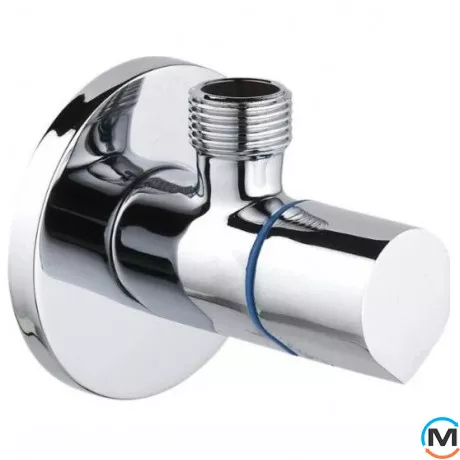 Кран кутовий кераміка 1/2"x1/2" ASG, Діаметр різьблення: 1/2"x1/2", фото 