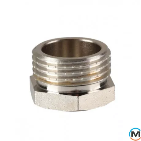 Заглушка 3/4" Н нікель ASG, Тип різьблення: Зовнішня, Діаметр різьблення: 3/4", фото 