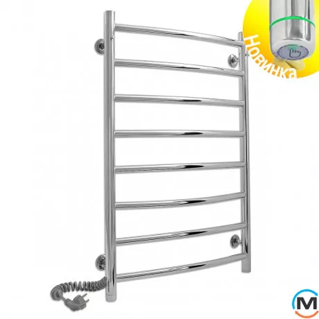 Сушки для рушників електричний Laris Класик П8 500 х 800 ліве підключення S3, Виконання: Лівий, Висота (мм): 800, фото 