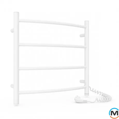 Сушка для рушників електричний Laris Класик ЧФ 4 500 х 500 праве підключення S3, Виконання: Правий, Висота (мм): 500, фото 