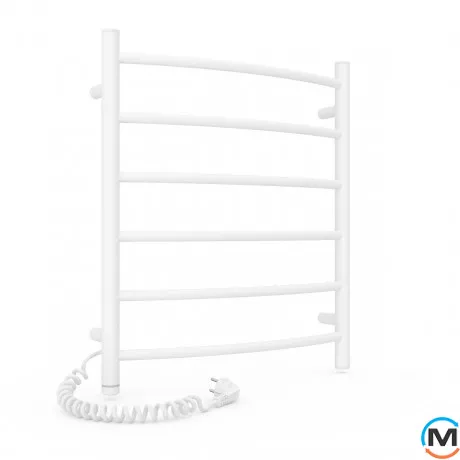 Полотенцесушитель электрический Laris Классик ЧФ 6 500 х 600 левое подключение S3, Исполнение: Левый, Высота (мм): 600, фото 