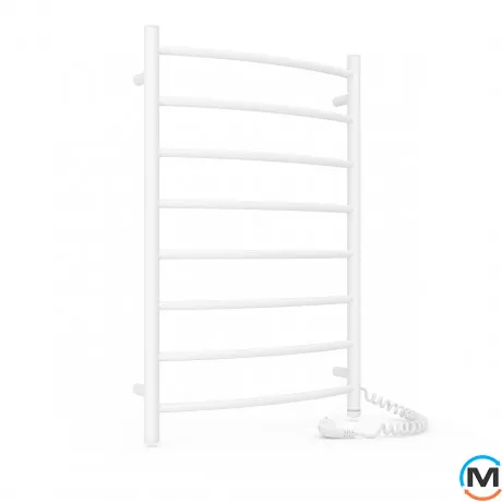 Сушка для рушників електричний Laris Класик ЧФ 8 500 х 800 праве підключення S3, Виконання: Правий, Висота (мм): 800, фото 